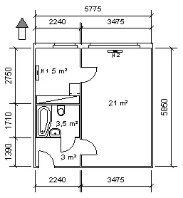 1-Zimmerwohnung im Mühlengrund — photo 1